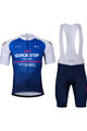 BONAVELO Cycling short sleeve jersey and shorts - QUICKSTEP 2022 - blue/white