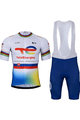 BONAVELO Cycling short sleeve jersey and shorts - TOTAL ENERGIES 2023 - yellow/white/blue