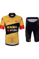 BONAVELO Cycling short sleeve jersey and shorts - JUMBO-VISMA 2022  - yellow/black