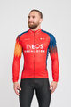 BONAVELO Cycling winter long sleeve jersey - INEOS 2025 WINTER - red/blue