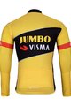 BONAVELO Cycling winter long sleeve jersey - JUMBO-VISMA 2023 WNT - yellow/black