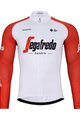 BONAVELO Cycling winter long sleeve jersey - TREK 2024 WINTER - blue/white/red