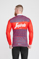 BONAVELO Cycling winter long sleeve jersey - TREK 2024 WINTER - blue/white/red