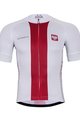BONAVELO Cycling short sleeve jersey - POLAND I. - white/red