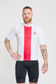 BONAVELO Cycling short sleeve jersey - POLAND I. - white/red