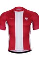 BONAVELO Cycling short sleeve jersey - POLAND II. - red/white