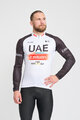 BONAVELO Cycling winter long sleeve jersey - UAE 2024 WINTER - white/black/red