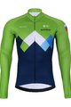 BONAVELO Cycling winter set - SLOVENIA WINTER - green/blue/black