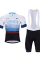 BONAVELO Cycling short sleeve jersey and shorts - SLOVAKIA - white/red/black/blue