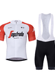 BONAVELO Cycling short sleeve jersey and shorts - TREK 2024 - red/black/white