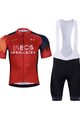 BONAVELO Cycling short sleeve jersey and shorts - INEOS GRENADIERS '24 - black/red