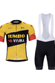 BONAVELO Cycling short sleeve jersey and shorts - JUMBO-VISMA 2023 - yellow/black