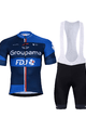 BONAVELO Cycling short sleeve jersey and shorts - GROUPAMA FDJ 2024 - blue/black