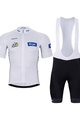 BONAVELO Cycling short sleeve jersey and shorts - TOUR DE FRANCE 2024 - white/black/blue
