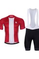 BONAVELO Cycling short sleeve jersey and shorts - POLAND II. - white/black/red