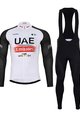 BONAVELO Cycling winter set - UAE 2024 WINTER - black/white/red