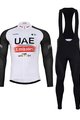 BONAVELO Cycling winter set - UAE 2023 WINTER - black/red/white