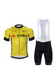 BONAVELO Cycling short sleeve jersey and shorts - JUMBO-VISMA 2024 - yellow/black
