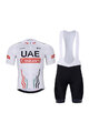 BONAVELO Cycling short sleeve jersey and shorts - UAE 2024 - black/white