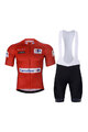 BONAVELO Cycling short sleeve jersey and shorts - LA VUELTA - red/black