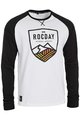 ROCDAY Cycling long sleeve t-shirt - CREST - white/black