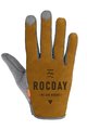 ROCDAY Cycling long-finger gloves - ELEMENTS - grey/yellow