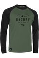 ROCDAY Cycling summer long sleeve jersey - PATROL - black/green