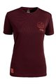 ROCDAY Cycling short sleeve jersey - WOODY LADY - bordeaux