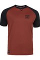 ROCDAY Cycling short sleeve jersey - PARK - red/black
