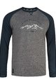 ROCDAY Cycling summer long sleeve jersey - MOUNT - blue/grey
