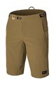 ROCDAY Cycling shorts without bib - ROC GRAVEL - brown