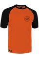 ROCDAY Cycling short sleeve jersey - GRAVEL - black/orange