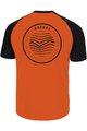 ROCDAY Cycling short sleeve jersey - GRAVEL - black/orange