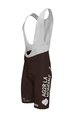 ROSTI Cycling bib shorts - AG2R 2020 - brown