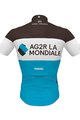 ROSTI Cycling short sleeve jersey - AG2R 2020 - blue/brown/white