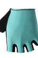 SANTINI Cycling fingerless gloves - CLASSE - light blue