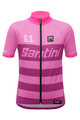 SANTINI Cycling short sleeve jersey - 365GS KIDS - pink