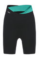 SANTINI Cycling shorts without bib - SFIDA LADY - black/light blue