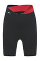 SANTINI Cycling shorts without bib - SFIDA LADY - black/red