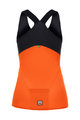 SANTINI Cycling sleeveless jersey - SCIA LADY - orange/black