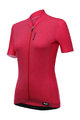 SANTINI Cycling short sleeve jersey - SCIA LADY - red