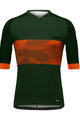 Santini Cycling short sleeve jersey - BOSCO MTB - green/orange