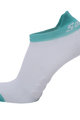 SANTINI Cycling ankle socks - CLASSE - light blue/white