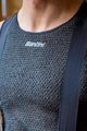 SANTINI Cycling short sleeve t-shirt - ALPHA - black