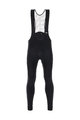 SANTINI Cycling long bib trousers - SVOLTA WINTER - black/white