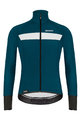 SANTINI Cycling thermal jacket - VEGA H2O - black/blue