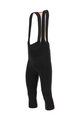 SANTINI Cycling 3/4 length bib shorts - ADAPT 3/4 WINTER - black