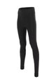 SANTINI Cycling long trousers withot bib - ALBA WINTER LADY - black