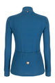 SANTINI Cycling winter long sleeve jersey - COLORE LADY WINTER - blue