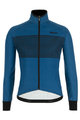 SANTINI Cycling thermal jacket - COLORE - blue